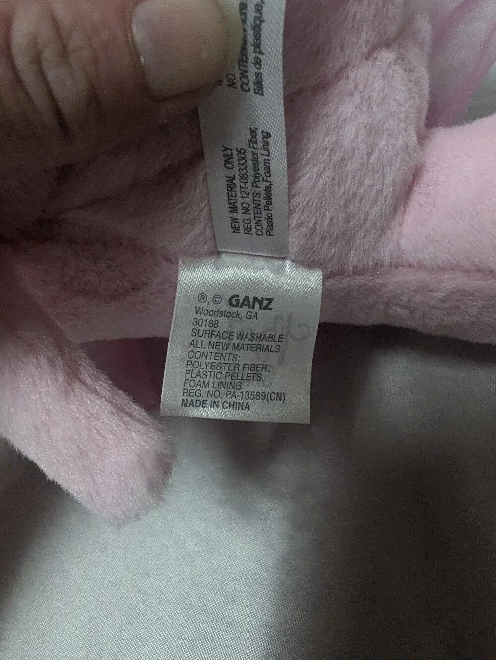 Ganz Baby Pink Princess Elephant Ballerina Plush 8